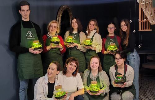 Флорариумы и мастер-классы со скидкой 20% от "Флорариум" в Бобруйске